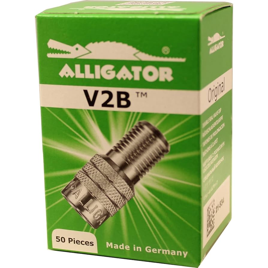 Amazon.com: Alligator V2B 50 Pack Inflate Through Valve Stem